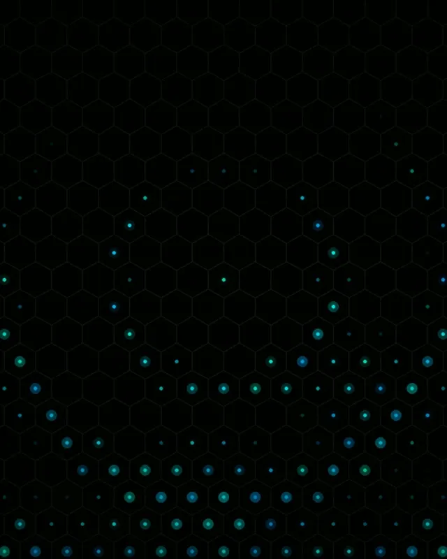 4:5 Instagram | Cyan hexagons 60fps screensaver motion wallpaper loop