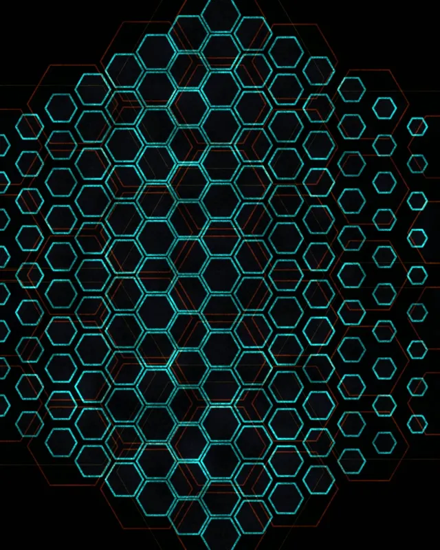 4:5 Instagram | Cyan Red Geometric Live Wallpaper 60fps Screensaver