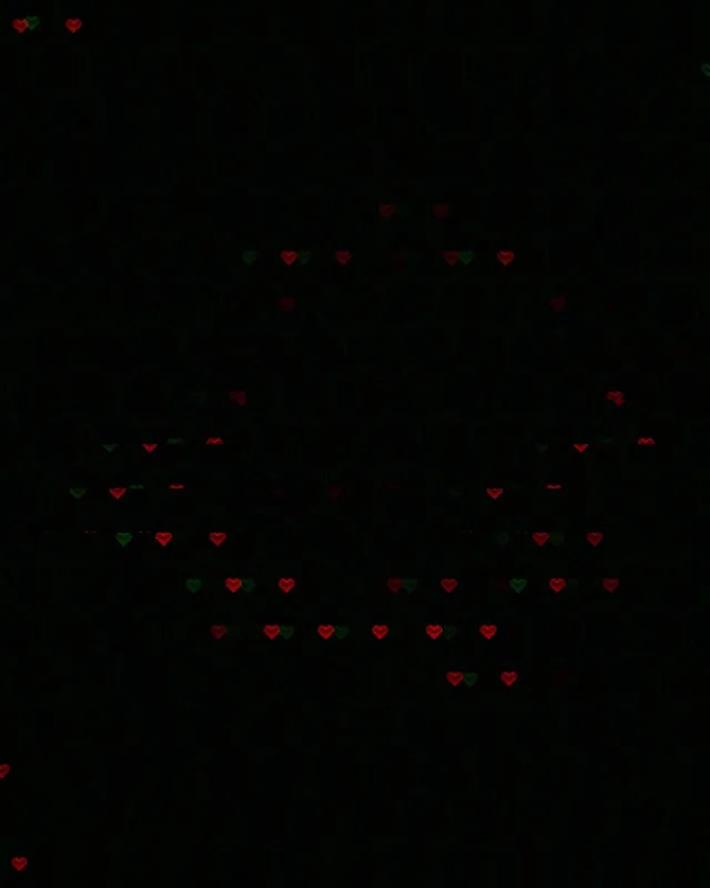 4:5 Instagram | Falling Red Green Hearts 60fps Live Screensaver VJ