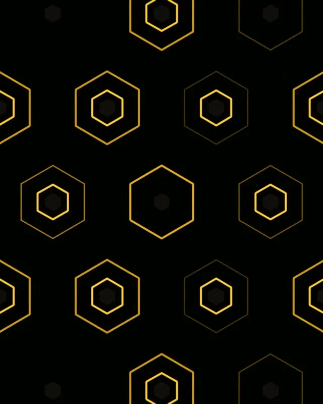 4:5 Instagram Golden Hexagon 60fps Screensaver Motion Wallpaper