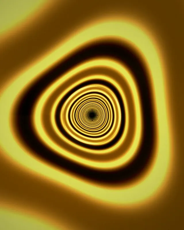 4:5 Instagram | Golden Tunnel Pattern 60fps Screensaver Live Wallpaper