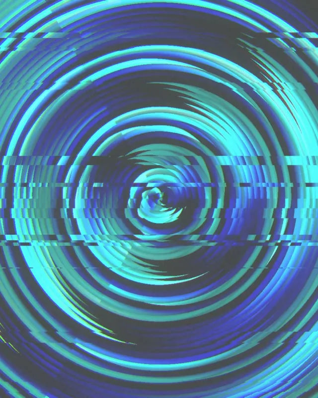 4:5 Instagram | Neon Glitch Spiral Tunnel 60fps Live Wallpaper