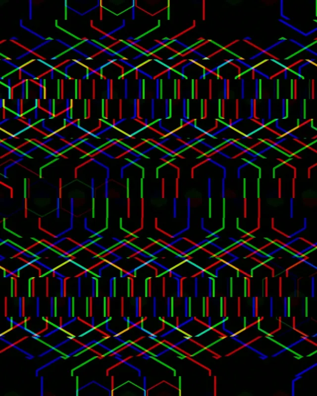 4:5 Instagram | Neon Hexagon Grid 60fps Screensaver Live Wallpaper