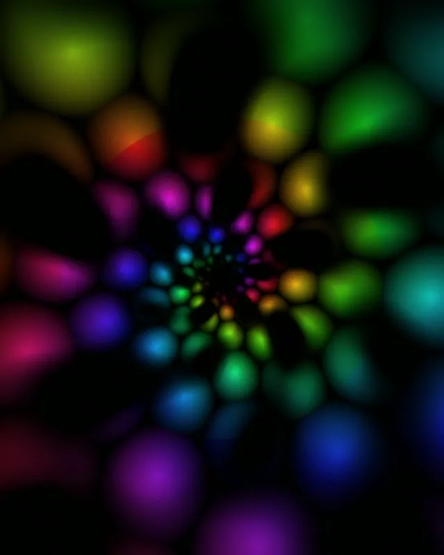 4:5 Instagram | Neon Spheres 60fps Screensaver Motion Wallpaper