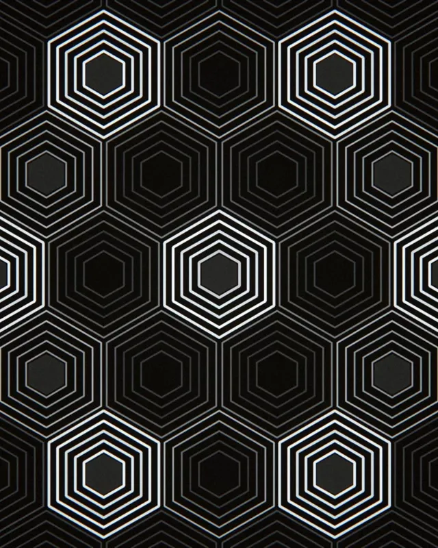 4:5 Instagram | Pulsing Hexagon Geometric 60fps VJ Loop Wallpaper