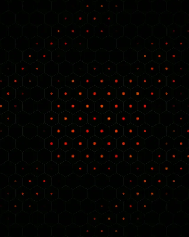 4:5 Instagram | Red Dot Hexagon 60fps Motion Background Screensaver