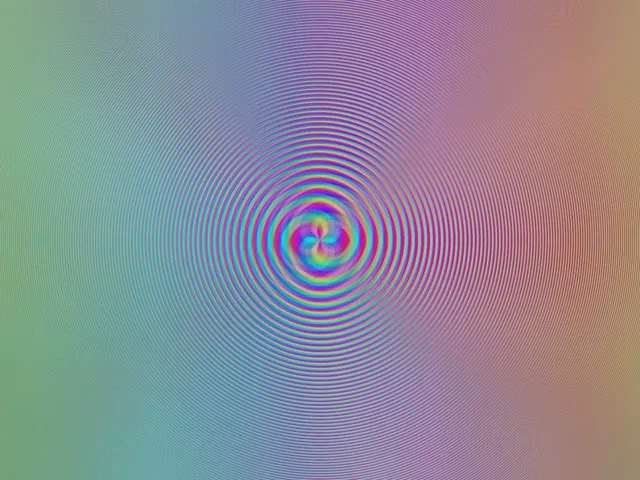 4:3 Classic 60FPS Colorful Spiral Loop Screensaver - Live Wallpaper