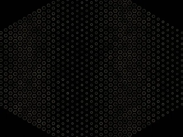 4:3 Classic | 60fps Hexagon Pattern Screensaver | VJ Animation Background Loop