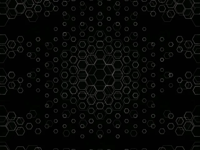 4:3 Classic | 60fps Hexagon Screensaver Motion Background Neon Geometric