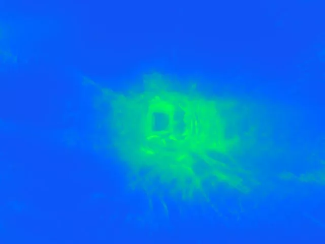 4:3 Classic 60fps Neon Tunnel Screensaver - Electric Blue Spiral Loopable Video