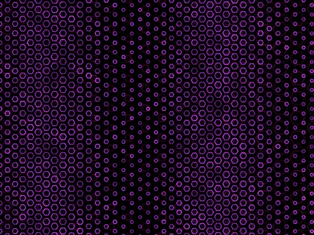 4:3 Classic 60fps Neon Tunnel Screensaver Motion Background Purple Hexagon