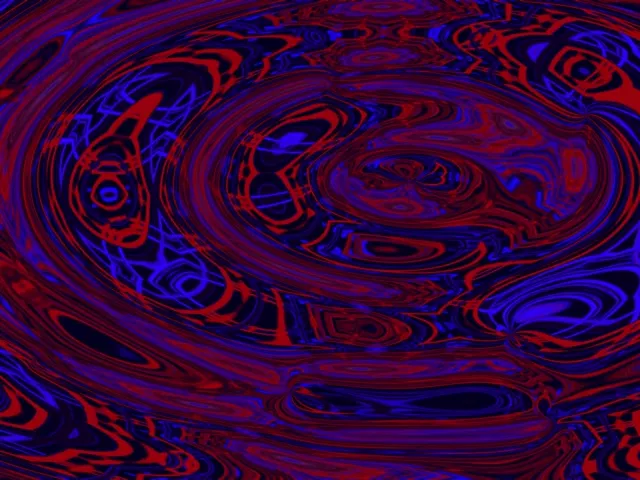 4:3 Classic 60fps Neon Tunnel Screensaver - Rotating Neon Magenta Blue Vortex VJ Clip