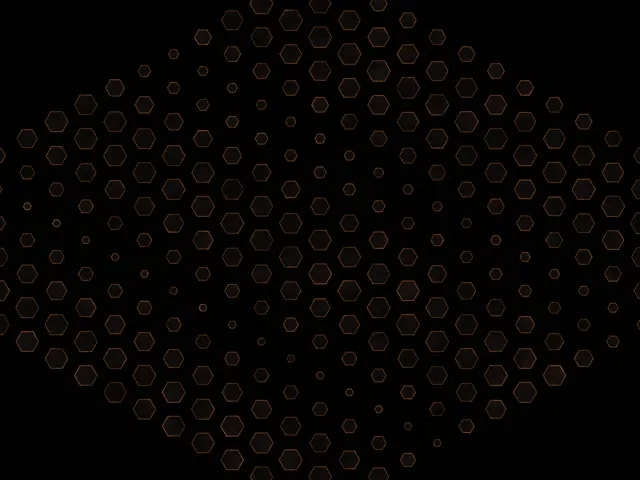 4:3 Classic 60FPS Orange Hexagon Kaleidoscope Screensaver VJ Animation