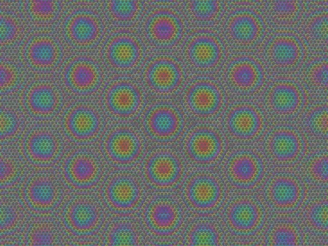 4:3 Classic | 60fps Pulsating Indigo Chartreuse Spiral Screensaver VJ Animation