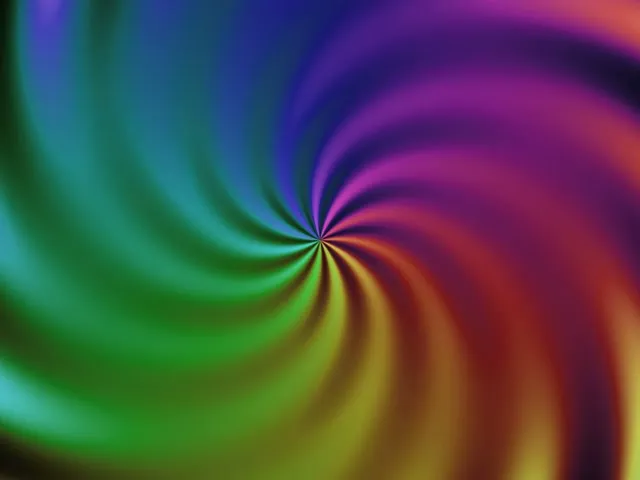 4:3 Classic | 60fps Rainbow Vortex Screensaver | VJ Loop Neon Background