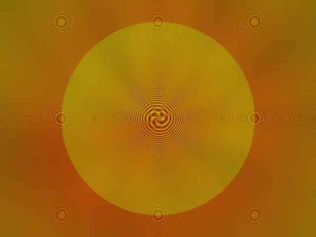 4:3 Classic 60FPS Screensaver | Hypnotic Spiral Live Wallpaper Gold