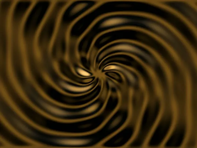 4:3 Classic 60fps Screensaver Neon Tunnel Live Wallpaper Golden Spiral Loop