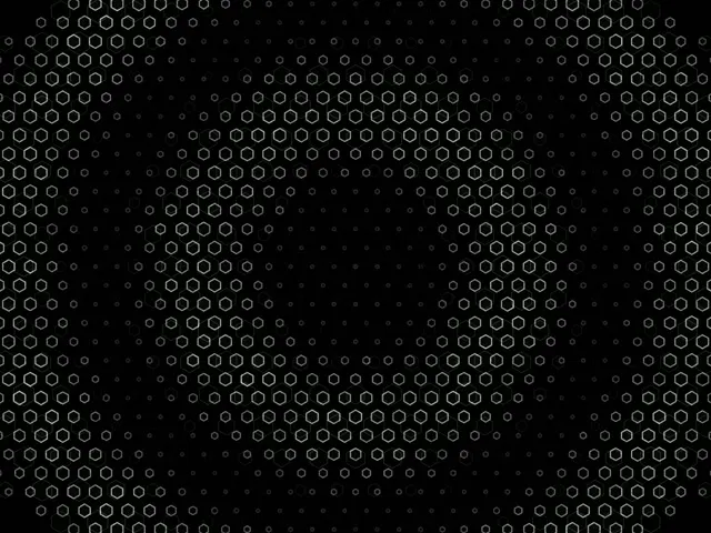 4:3 Classic 60fps Screensaver Neon Tunnel Motion Background Gray Hexagons
