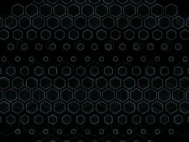 4:3 Classic 60fps Screensaver Neon Tunnel Motion Background Hexagon Array