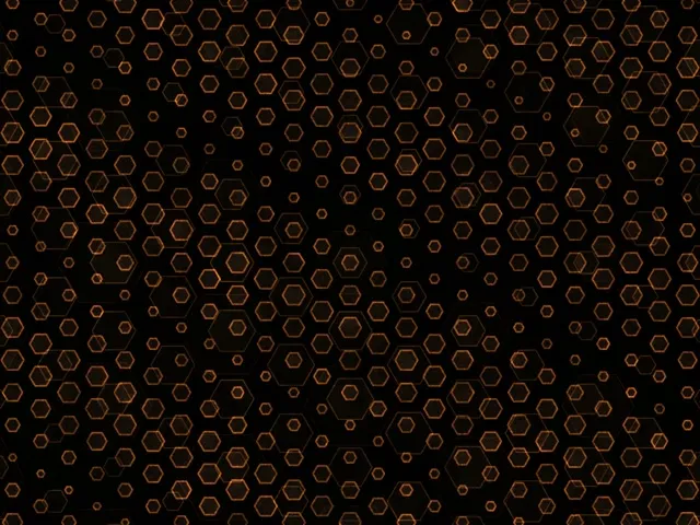 4:3 Classic 60fps Screensaver Neon Tunnel Motion Background Orange Tech Vibes