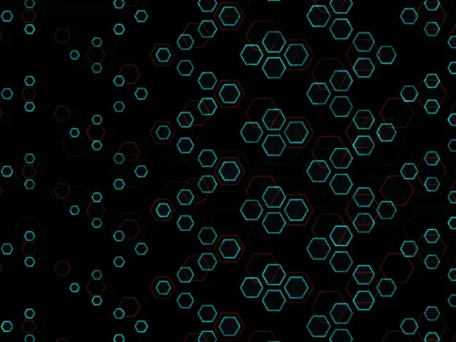 4:3 Classic 60fps Screensaver Neon Tunnel Motion Background Retro Hex