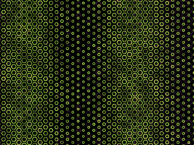 4:3 Classic 60fps Screensaver Neon Tunnel VJ Animation Lime Green Tunnel