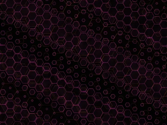 4:3 Classic 60fps Screensaver Neon Tunnel VJ Animation Pink Glow Hex