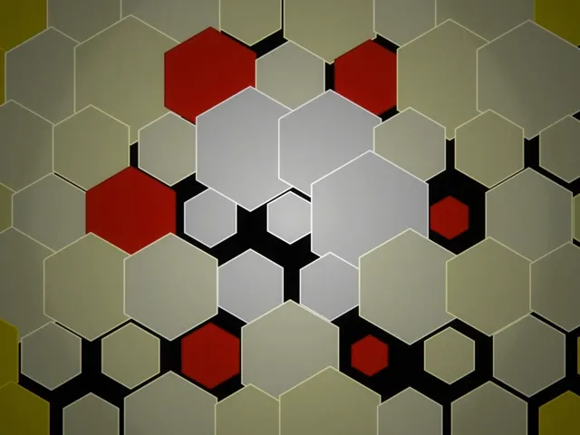 4:3 Classic Hexagon 60fps Screensaver Motion Background Retro Neon