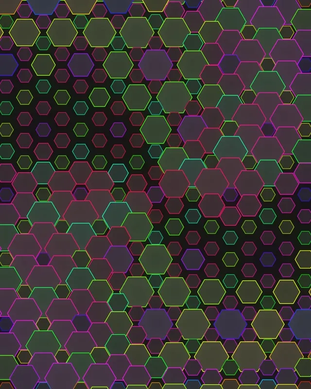 4:5 Instagram 60FPS Hexagon Kaleidoscope Screensaver Live Wallpaper VJ