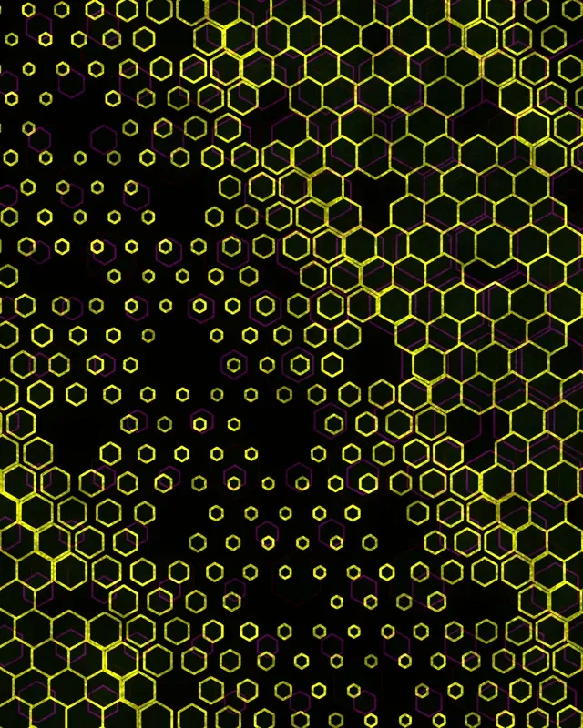 4:5 Instagram 60fps Hexagon Screensaver | Neon VJ Loop Animation