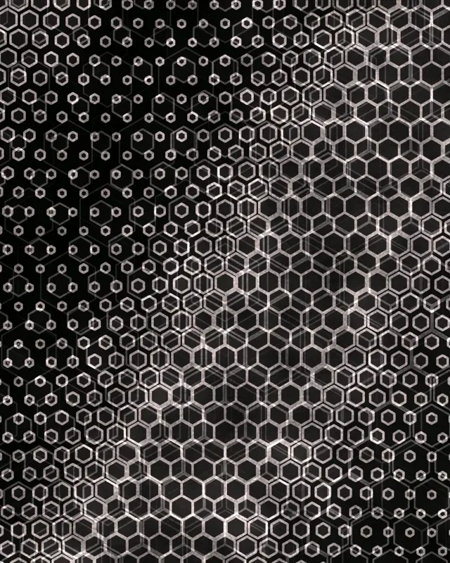 4:5 Instagram 60FPS Hexagon Screensaver VJ Animation Dark Abstract