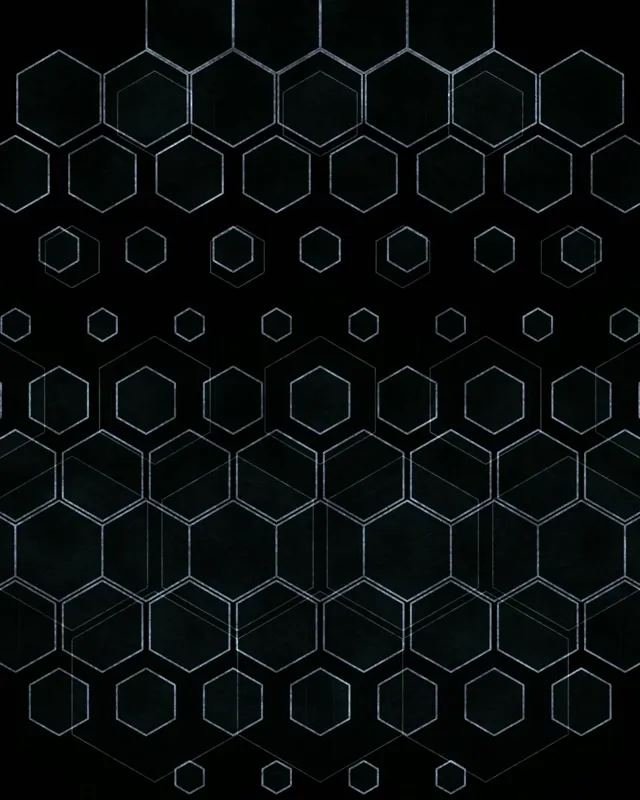 4:5 Instagram 60fps Hexagon Screensaver - VJ Loop Neon Kaleidoscope Pattern