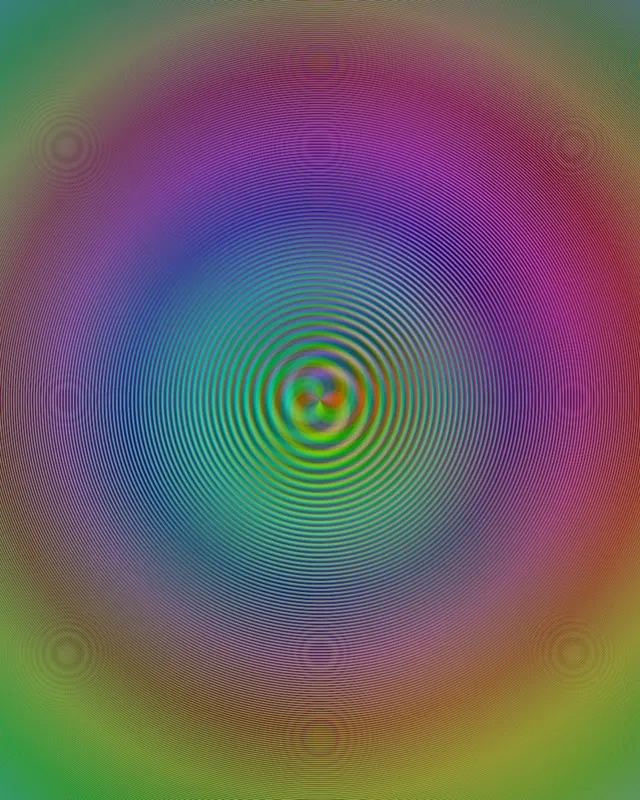 4:5 Instagram | 60fps Magenta Teal Hypnotic Mandala Screensaver Motion Background