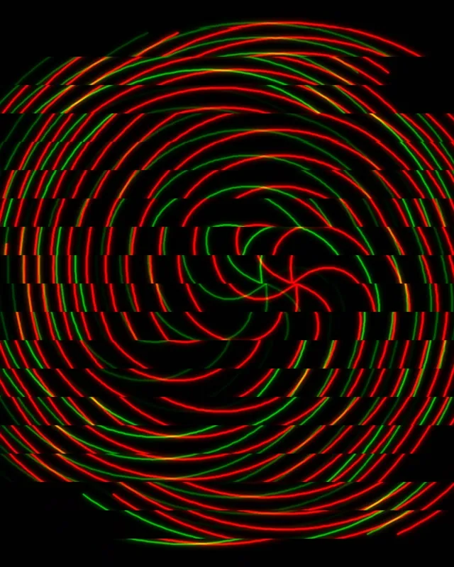 4:5 Instagram 60fps Neon Spiral Screensaver Live Wallpaper Red Green Vortex