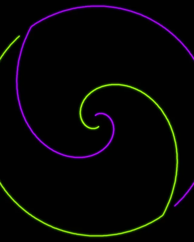 4:5 Instagram | 60fps Neon Spiral Screensaver | Motion Background | Trippy Vortex