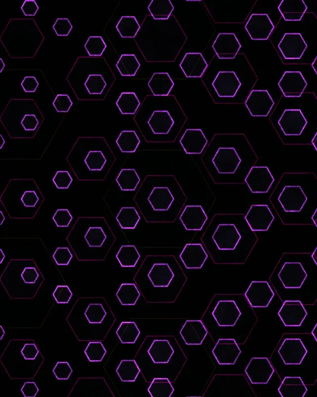 4:5 Instagram 60fps Purple Hexagon Screensaver VJ Animation