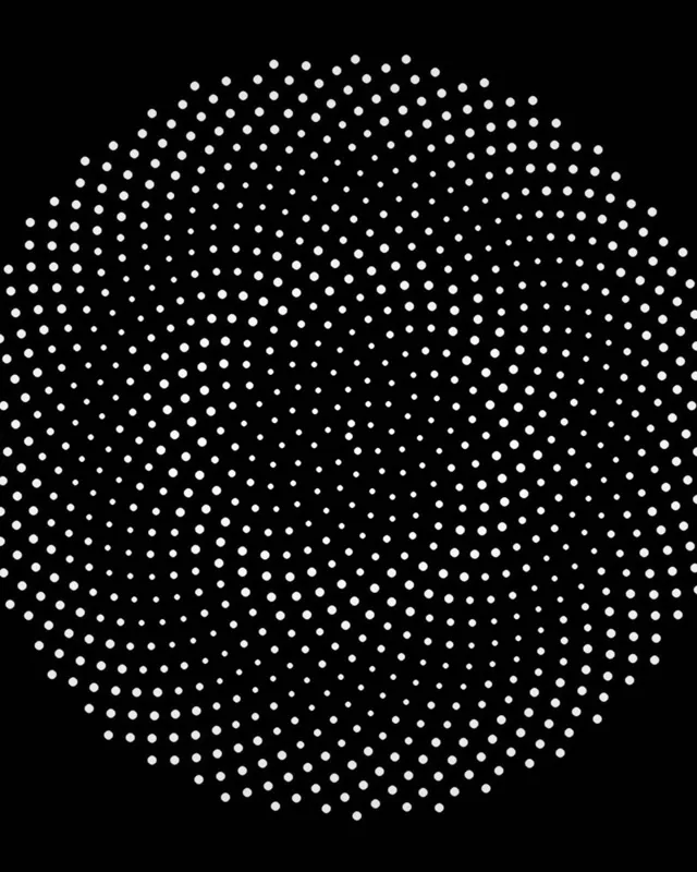 4:5 Instagram 60fps Screensaver - Hexagon Motion Background White Neon Dots