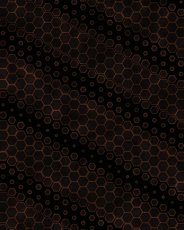 4:5 Instagram 60fps Screensaver Neon Tunnel Background for Edits Brown Hexagon