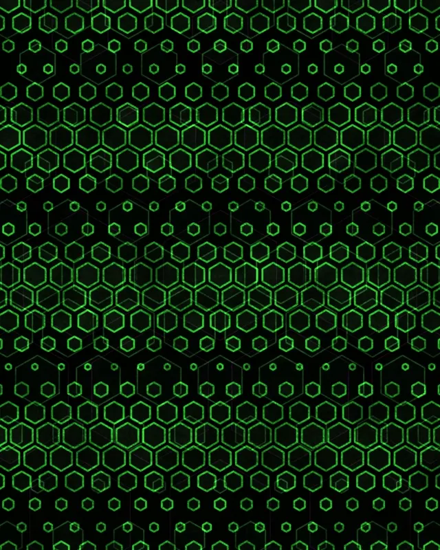 4:5 Instagram 60fps Screensaver Neon Tunnel Background for Edits Green Hex