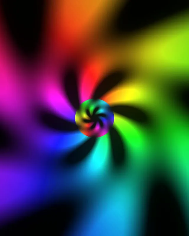 4:5 Instagram 60fps Screensaver Neon Tunnel Live Wallpaper Colorful Vortex