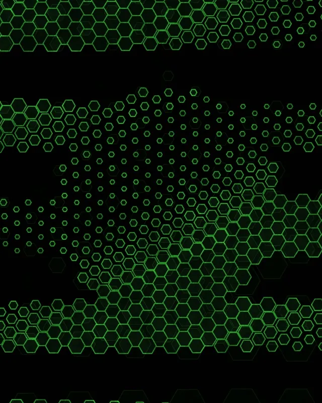 4:5 Instagram 60fps Screensaver Neon Tunnel Live Wallpaper Green Geometric