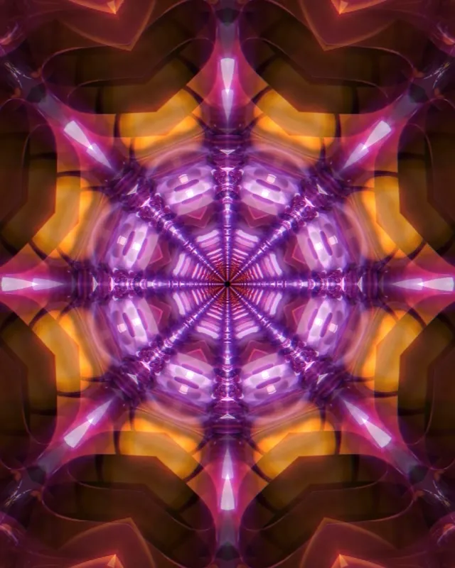 4:5 Instagram 60fps screensaver neon tunnel magenta pulsing vj loop