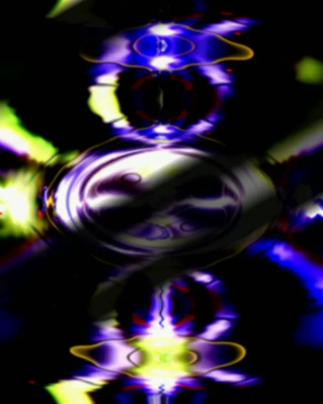 4:5 Instagram 60fps Screensaver Neon Tunnel Motion Background Blue