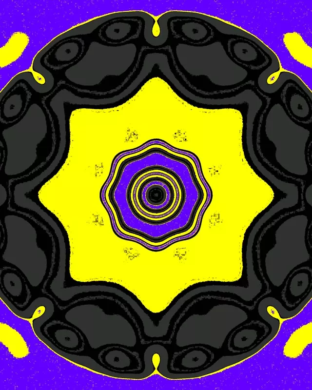 4:5 Instagram 60fps Screensaver Neon Tunnel Purple Star Live Wallpaper