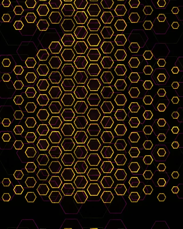 4:5 Instagram 60FPS Screensaver Neon Tunnel VJ Animation Gold Tunnel Effect