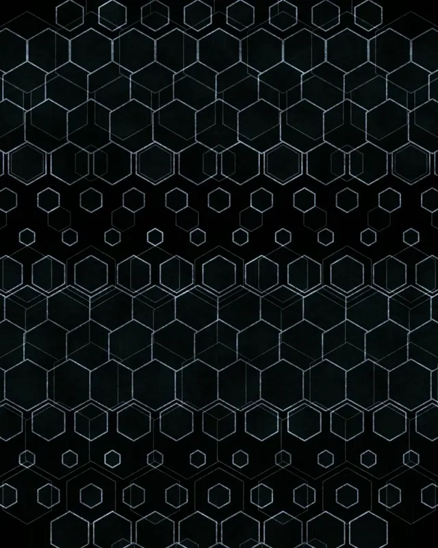 4:5 Instagram 60fps Screensaver Neon Tunnel VJ Animation Green Hexagon Geometric