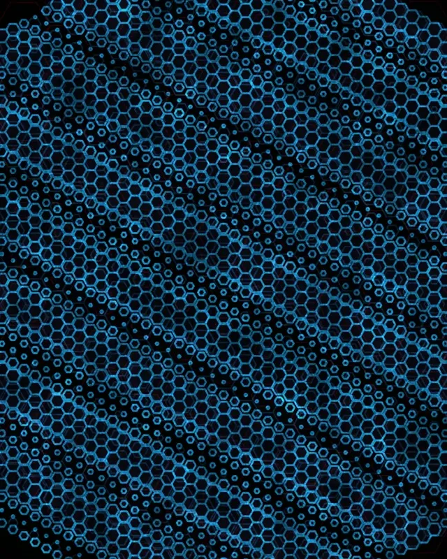 4:5 Instagram 60fps Screensaver Neon Tunnel VJ Loop Cyan Neon Hexagon Design