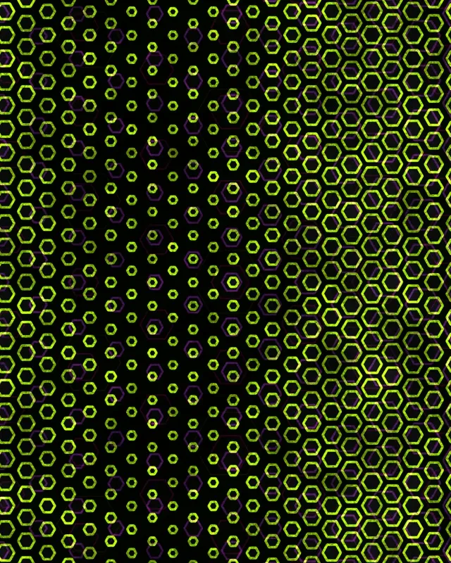 4:5 Instagram 60fps Screensaver Neon Tunnel VJ Loop Glowing Green Geometry