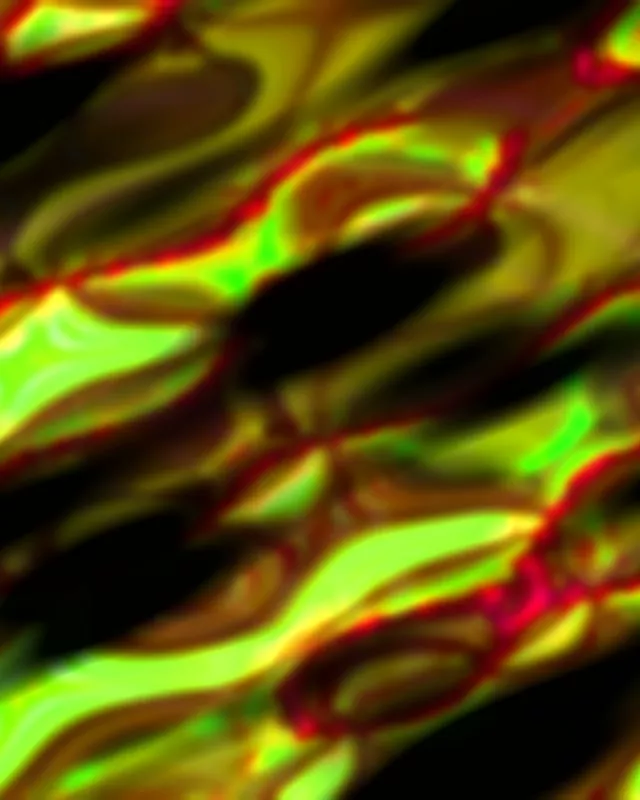 4:5 Portrait 60fps Neon Tunnel Screensaver - Swirling Neon Fractals VJ Footage