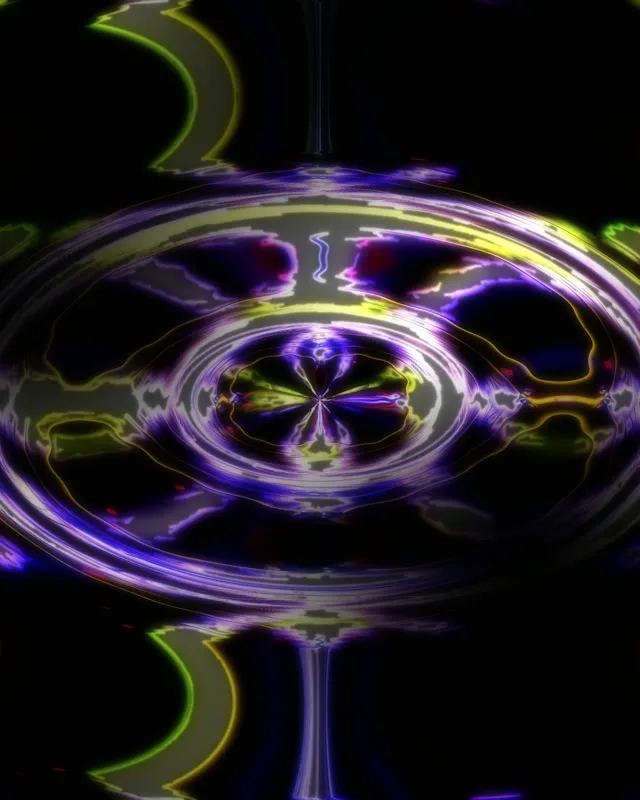 4:5 Portrait 60fps Screensaver Neon Tunnel Luminous Diamond Swirl Live Wallpaper